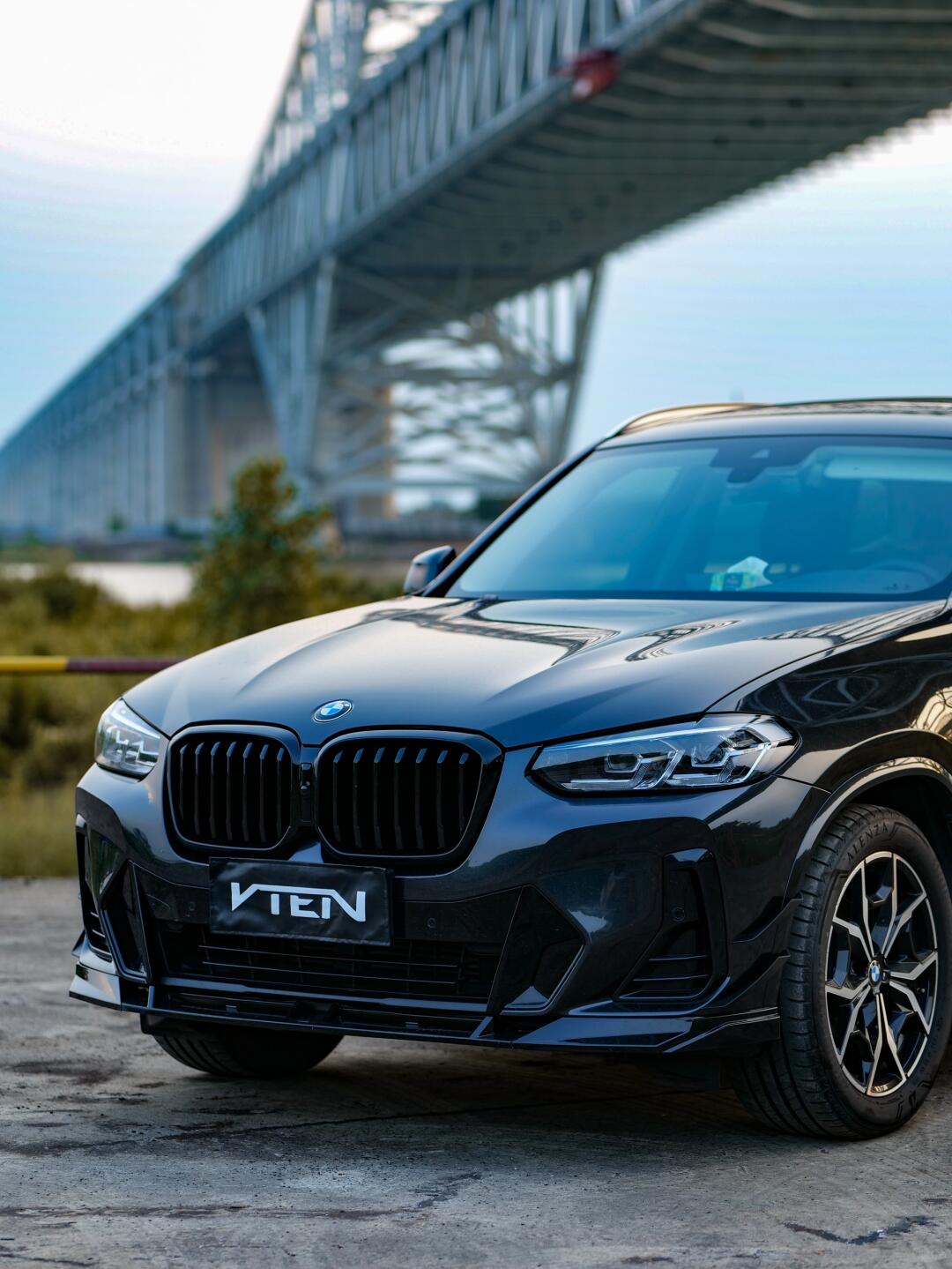 BMW X3 G01 / X4 G02 LCI GLOSS BLACK FRONT LIP - VTEN EUROPE