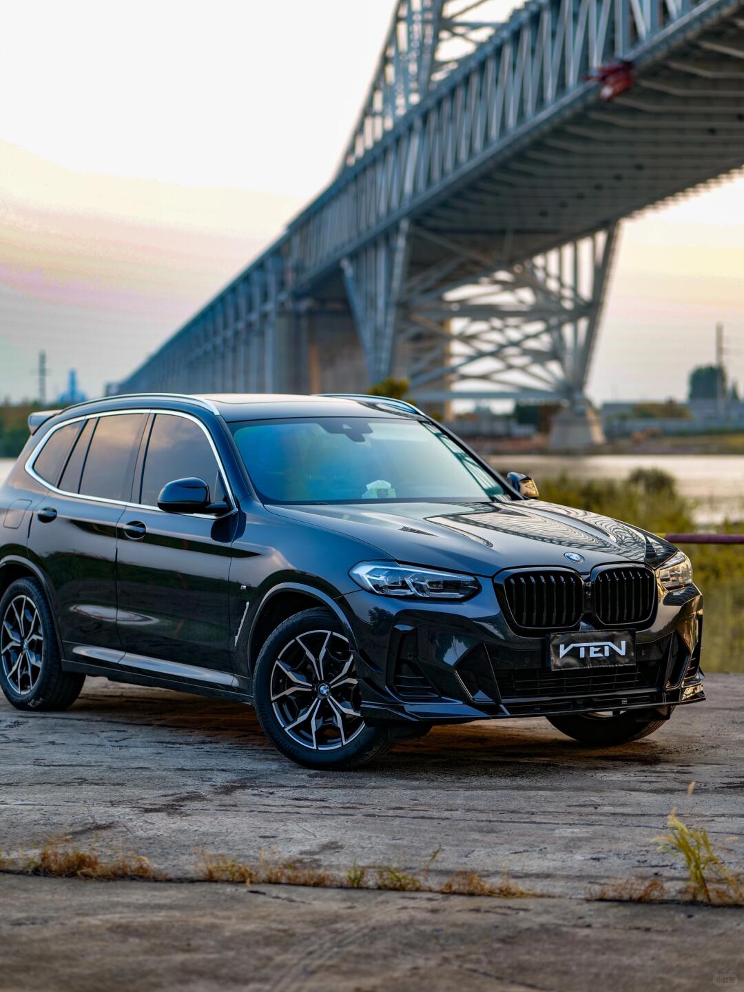 BMW X3 G01 / X4 G02 LCI GLOSS BLACK FRONT LIP - VTEN EUROPE