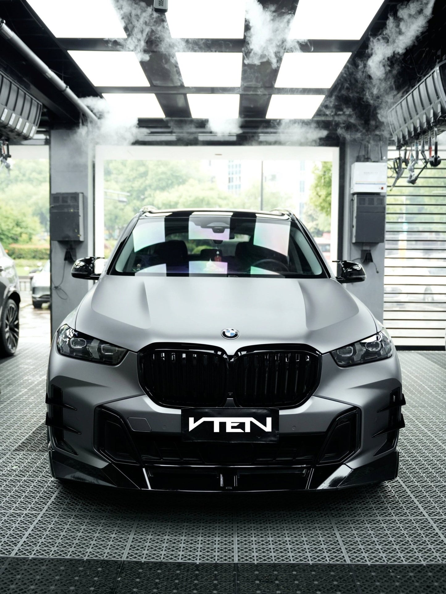 BMW X5 G05 LCI 2024+ PP GLOSS BLACK FRONT LIP - VTEN EUROPE