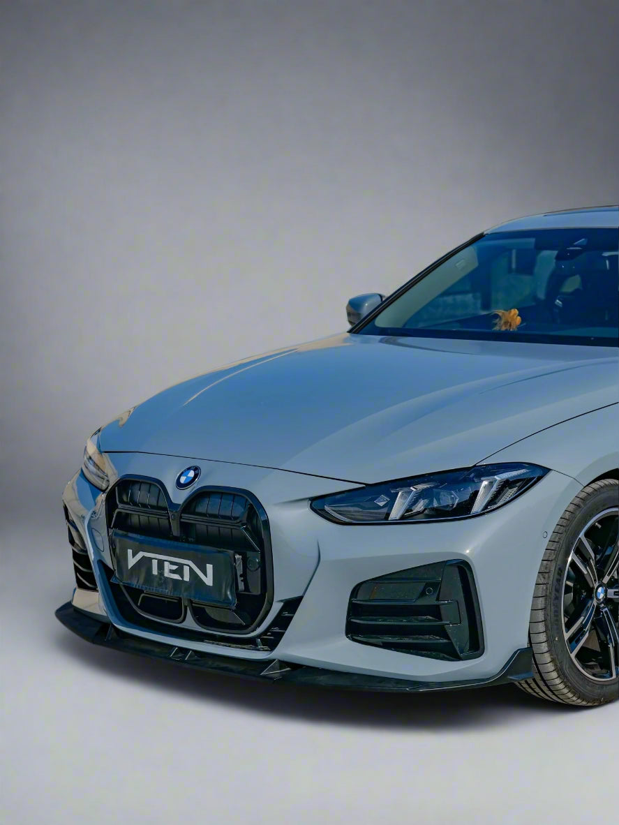 VTEN - BMW 4 SERIES G22 ABS GLOSS BLACK FRONT LIP PRE-LCI / LCI