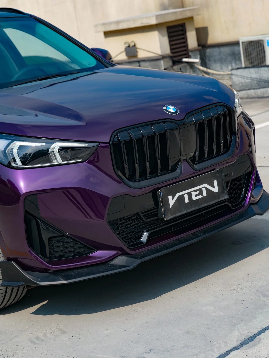 VTEN - BMW X1 U11 2023+ PP GLOSS BLACK FRONT LIP - VTEN EUROPE