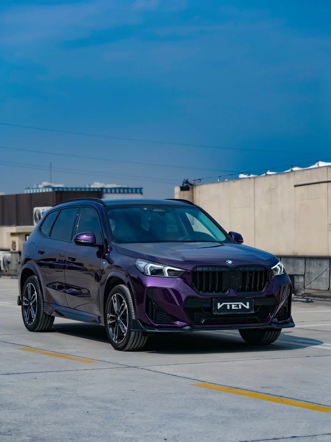 VTEN - BMW X1 U11 2023+ PP GLOSS BLACK FRONT LIP - VTEN EUROPE