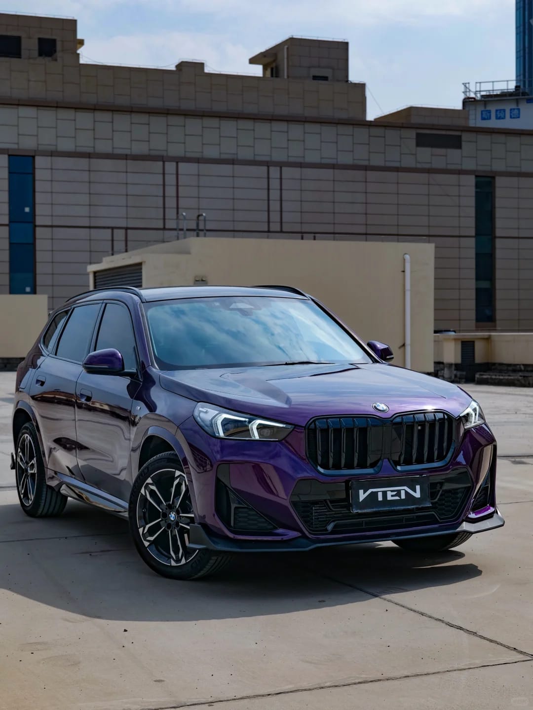 VTEN - BMW X1 U11 2023+ PP GLOSS BLACK FRONT LIP - VTEN EUROPE