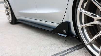 TESLA MODEL 3 HIGHLAND 2023+ PP GLOSS BLACK SIDE SKIRTS