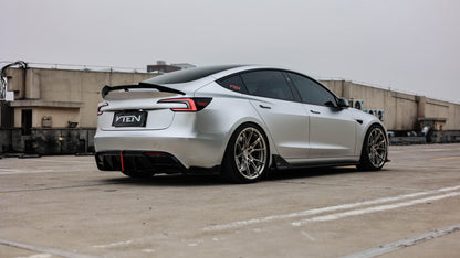 TESLA MODEL 3 HIGHLAND 2023+ PP GLOSS BLACK SIDE SKIRTS