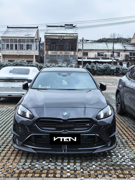 BMW 2 SERIES GRAN COUPE F74 GLOSS BLACK FRONT LIP