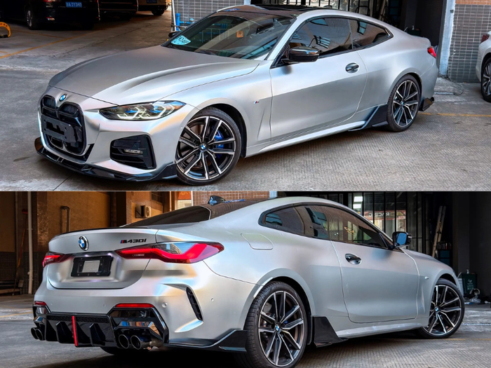 BMW 4 Series G22 Gloss Black Full Body Kit