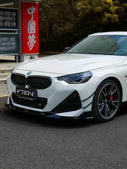 BMW 2 SERIES G42 M240I ABS FRONT CANARDS - VTEN EUROPE