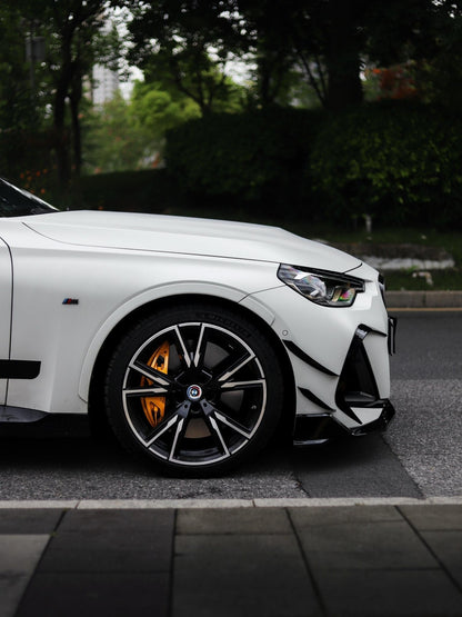 BMW 2 SERIES G42 M240I ABS FRONT CANARDS - VTEN EUROPE