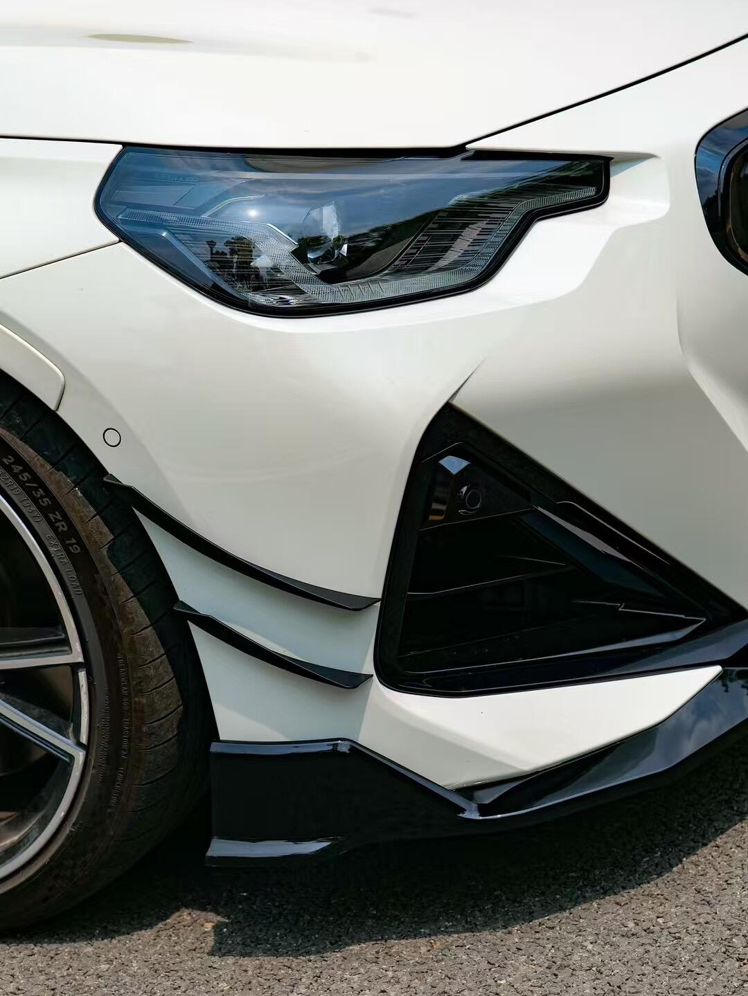 BMW 2 SERIES G42 M240I ABS FRONT CANARDS - VTEN EUROPE