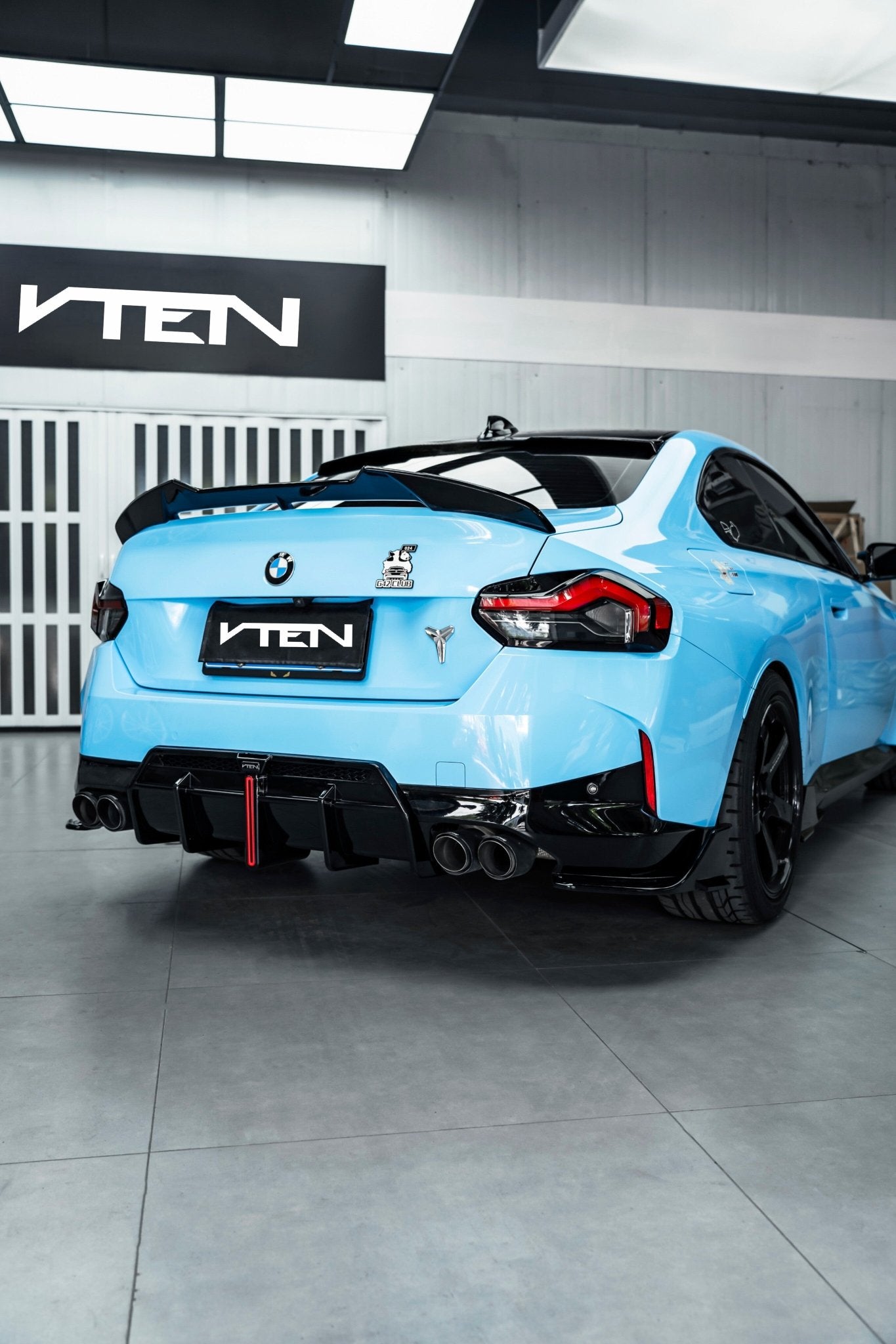 BMW 2 SERIES G42 M240I PP LED REAR DIFFUSER - VTEN EUROPE