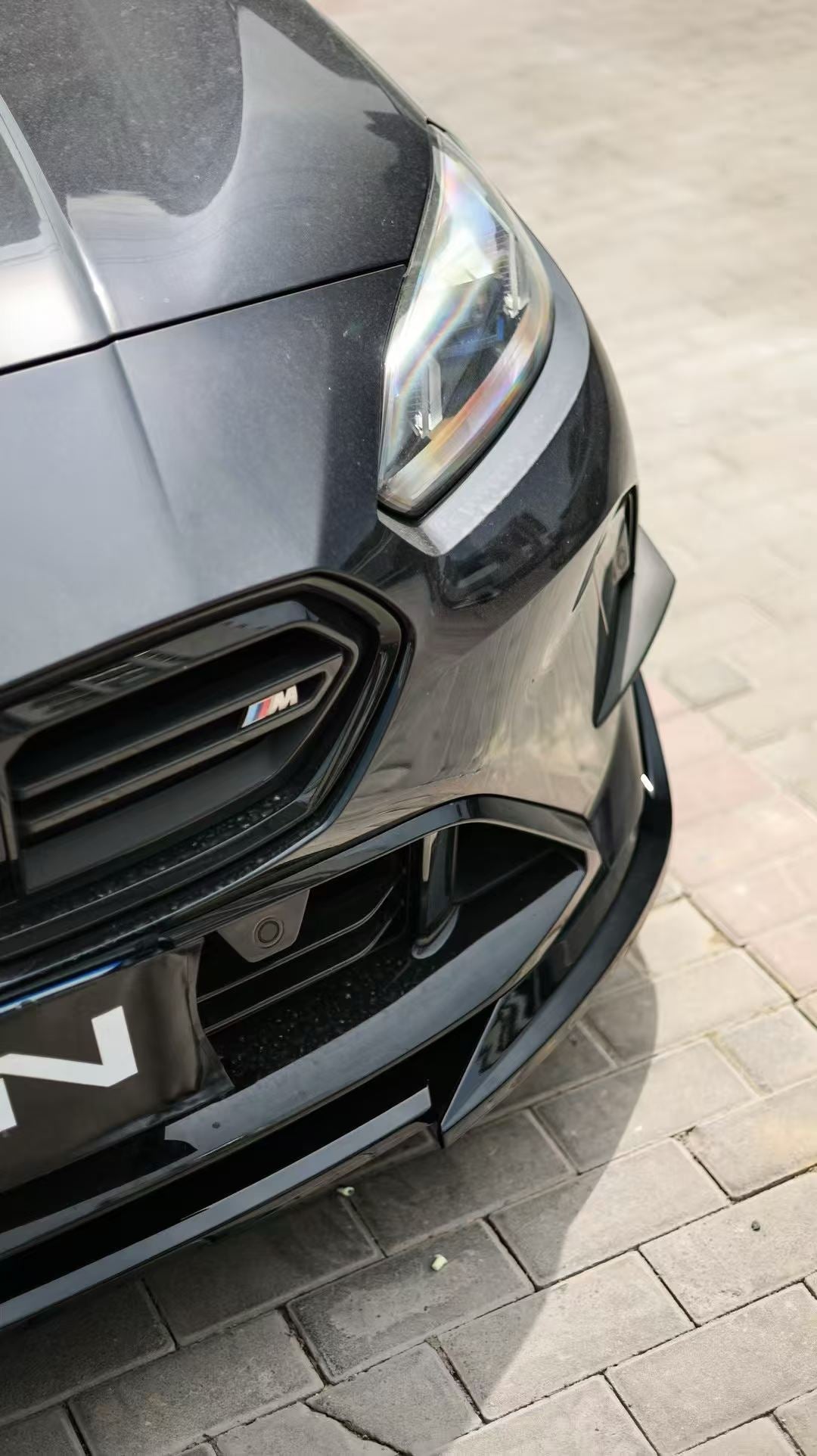 BMW 2 SERIES GRAN COUPE F74 GLOSS BLACK FRONT LIP - VTEN EUROPE