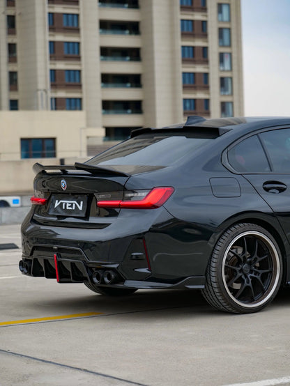 BMW 3 SERIES G20 GLOSS BLACK REAR SPOILER V2 - VTEN EUROPE
