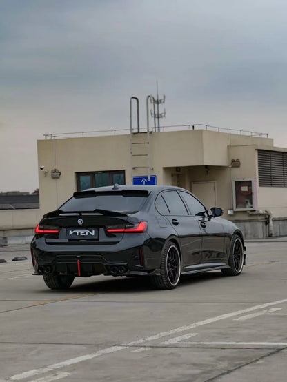 BMW 3 SERIES G20 GLOSS BLACK REAR SPOILER V2 - VTEN EUROPE