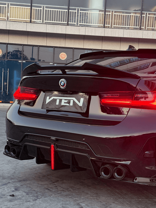 BMW 3 SERIES G20 GLOSS BLACK REAR SPOILER V2 - VTEN EUROPE