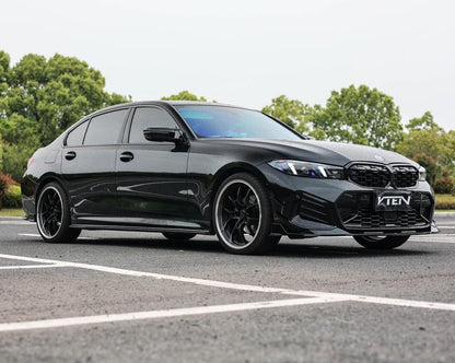 BMW 3 SERIES G20 LCI 2023+ GLOSS BLACK FRONT LIP V3 - VTEN EUROPE