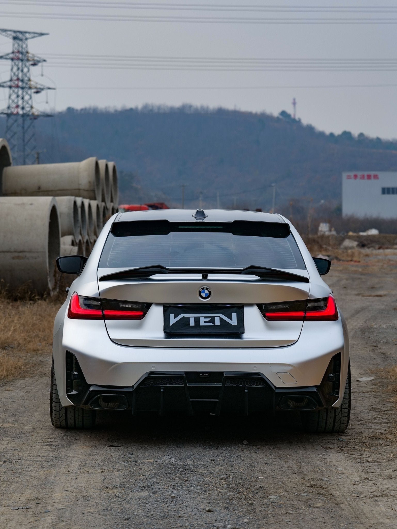BMW 3 SERIES G20 LCI 2023+ PP GLOSS BLACK FULL BODY KIT V2 - VTEN EUROPE