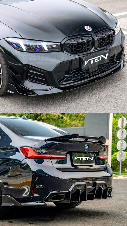 BMW 3 SERIES G20 LCI 2023+ PP GLOSS BLACK FULL BODY KIT V2 - VTEN EUROPE