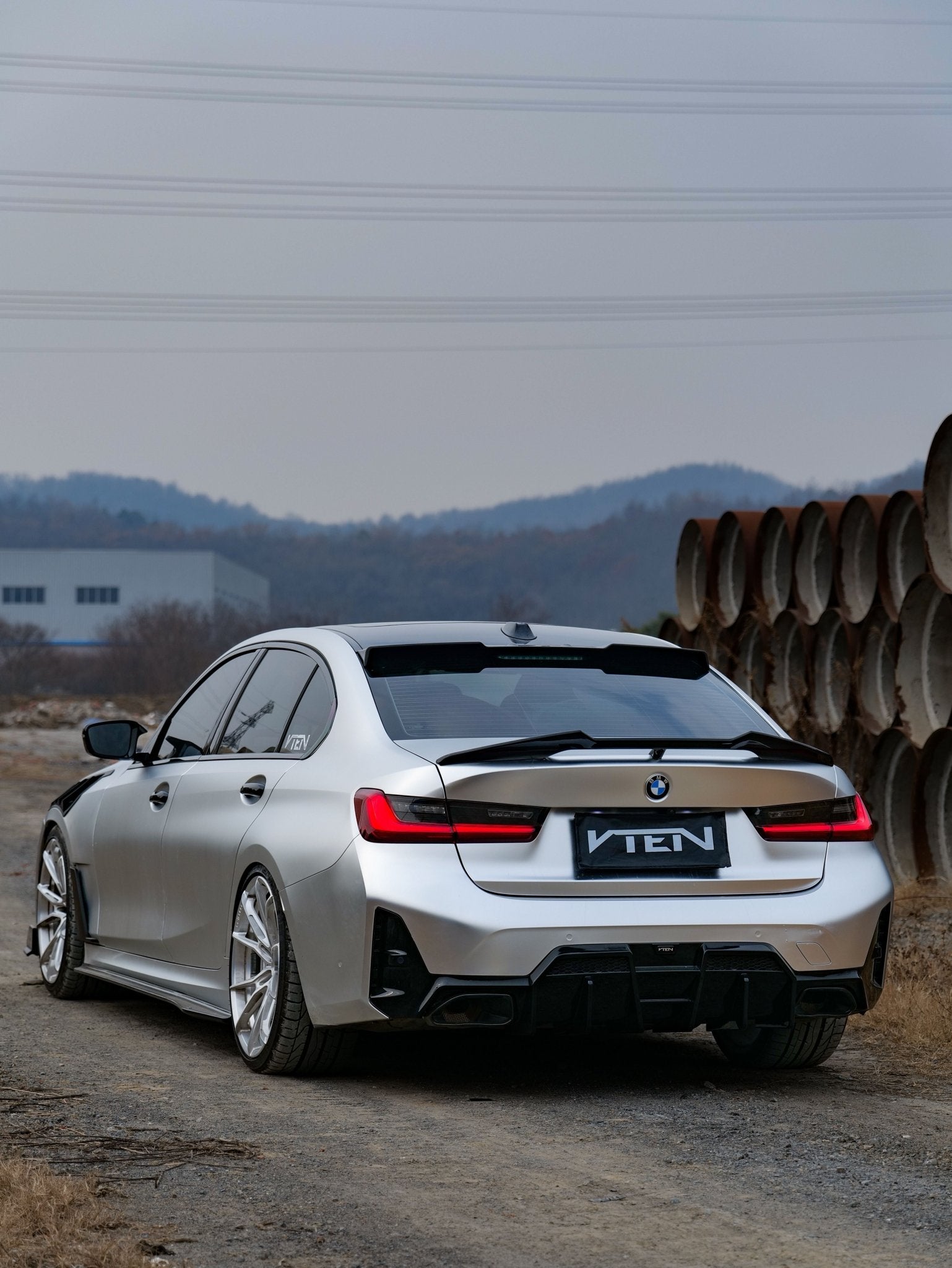 BMW 3 SERIES G20 LCI 2023+ PP GLOSS BLACK FULL BODY KIT V2 - VTEN EUROPE