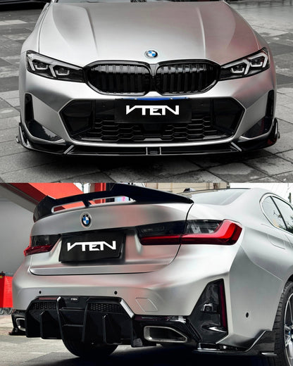BMW 3 SERIES G20 LCI 2023+ PP GLOSS BLACK FULL BODY KIT V2 - VTEN EUROPE