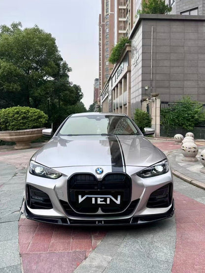BMW 4 SERIES G22 2020+ PP GLOSS BLACK FRONT LIP - VTEN EUROPE