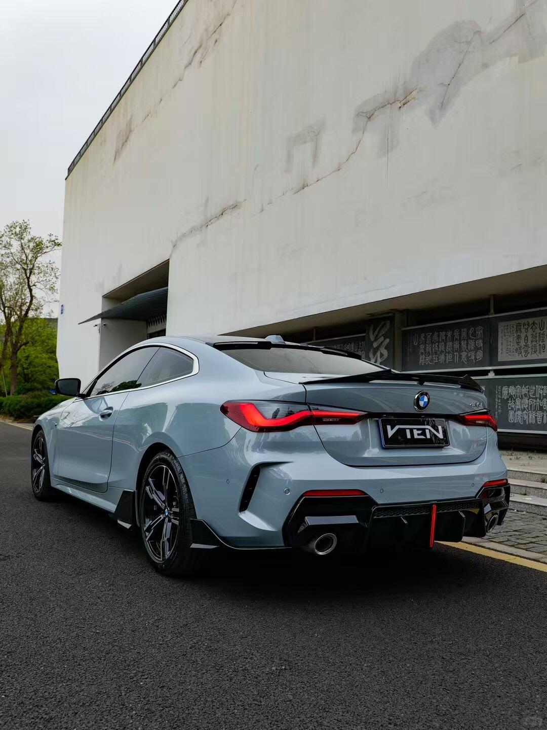 BMW 4 SERIES G22 ABS GLOSS BLACK REAR SPOILER - VTEN EUROPE