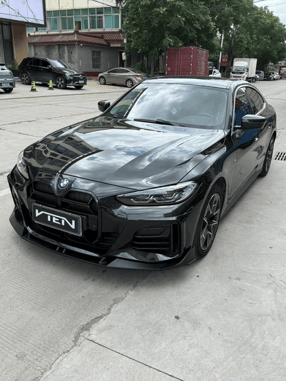 BMW 4 SERIES G26 GRAN COUPE PP GLOSS BLACK FRONT LIP - VTEN EUROPE