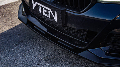 BMW 5 SERIES G30 LCI PP GLOSS BLACK FRONT LIP - VTEN EUROPE