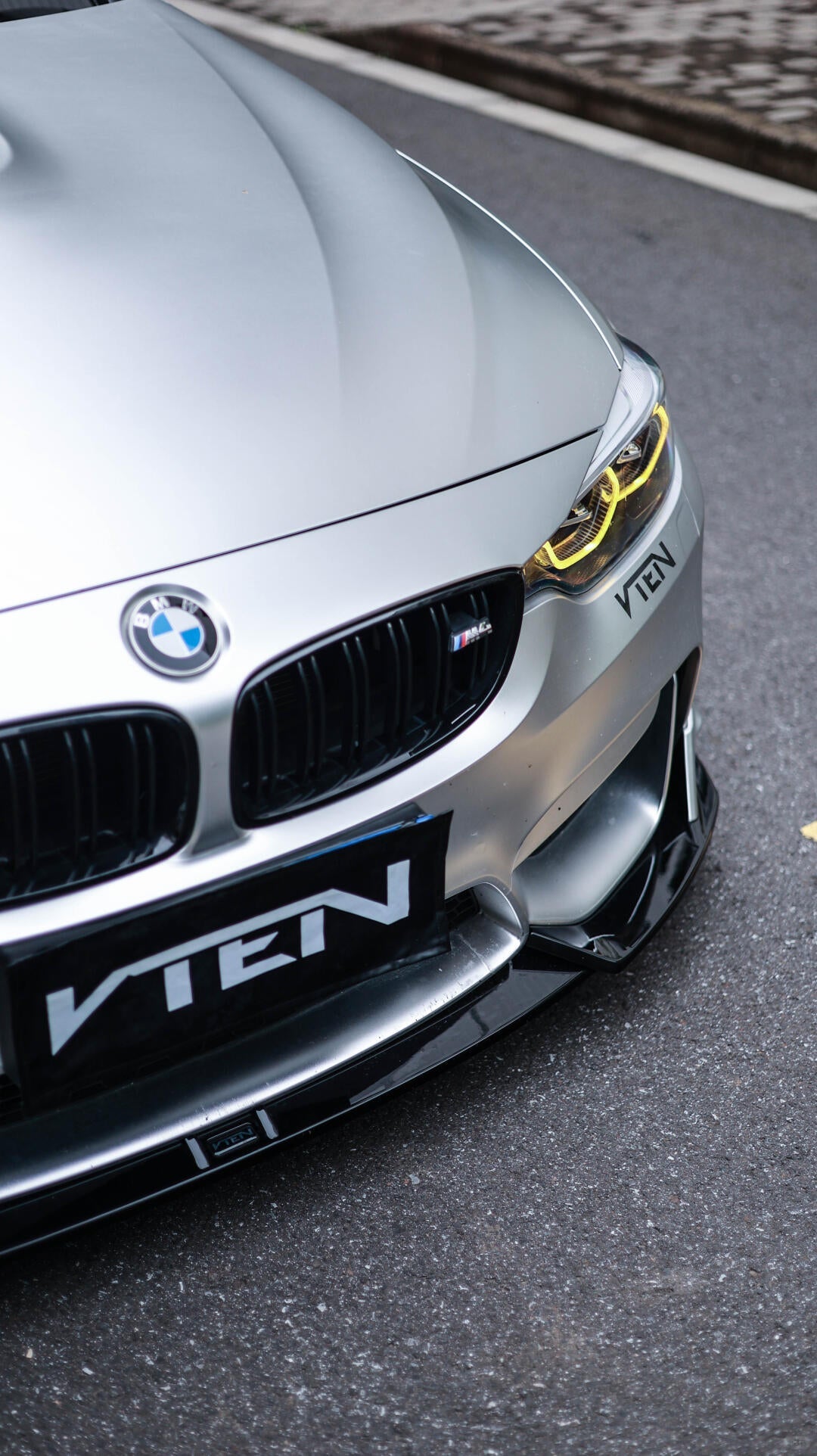 BMW M4 F82 PP GLOSS BLACK FRONT LIP - VTEN EUROPE