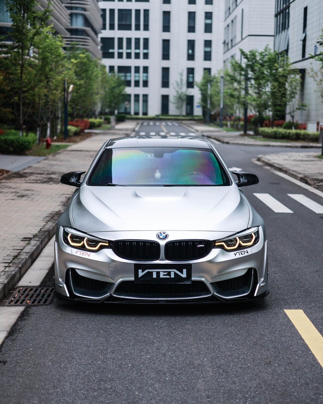 BMW M4 F82 PP GLOSS BLACK FRONT LIP - VTEN EUROPE