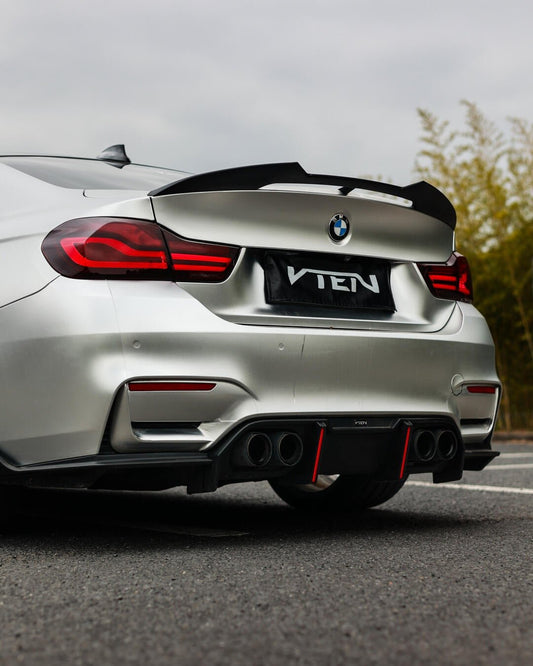 BMW M4 F82 PP GLOSS BLACK REAR SPOILER - VTEN EUROPE