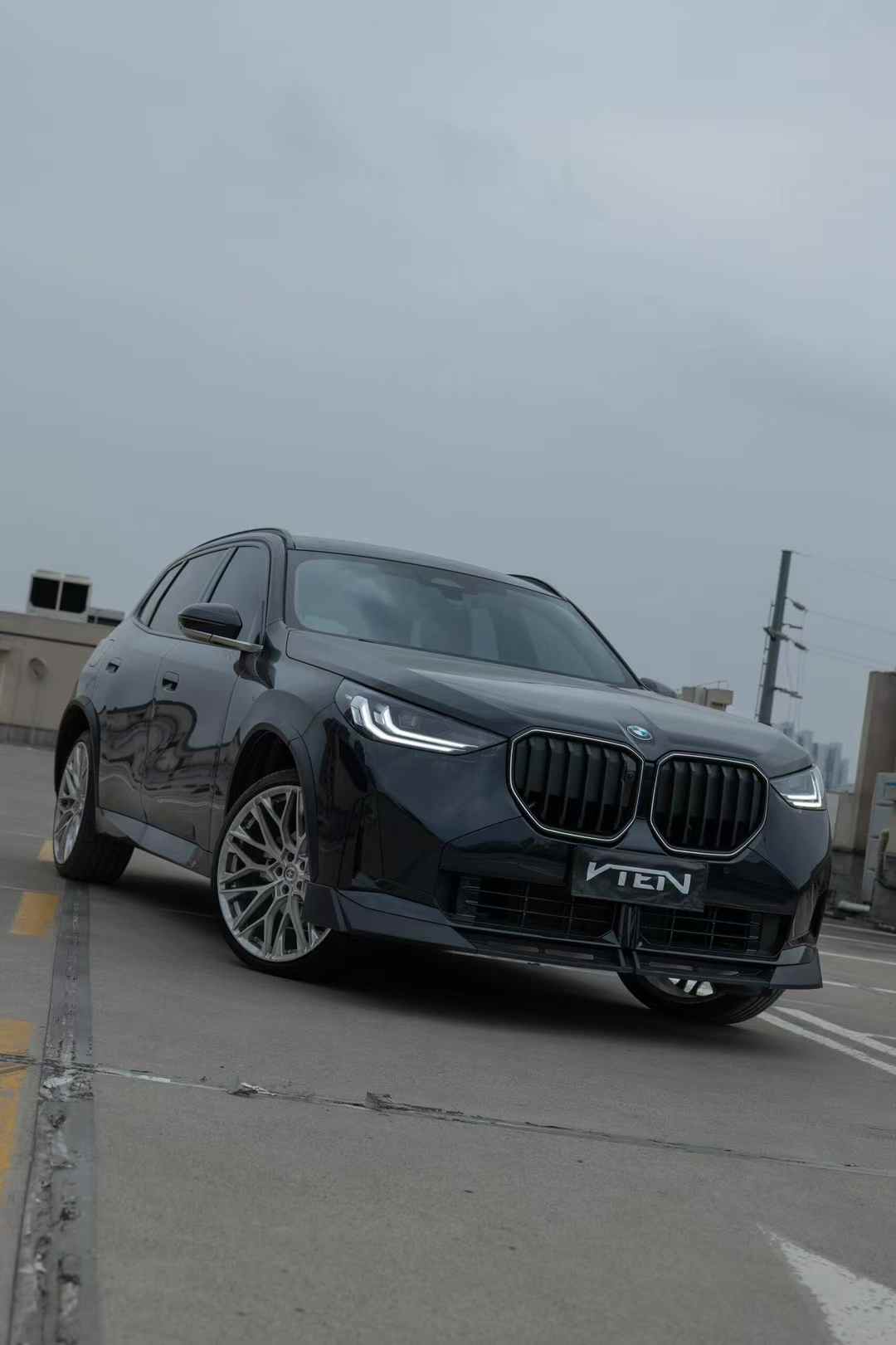 BMW X3 G45 2025+ GLOSS BLACK FRONT LED GRILLE - VTEN EUROPE