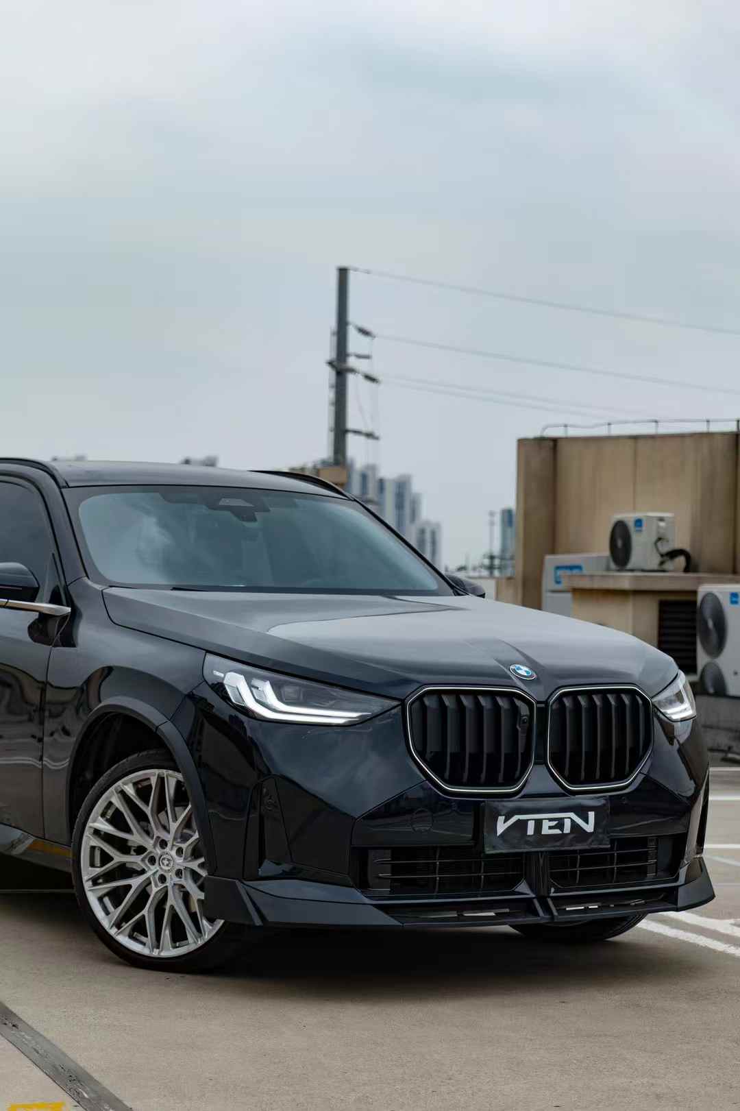 BMW X3 G45 2025+ GLOSS BLACK FRONT LED GRILLE - VTEN EUROPE