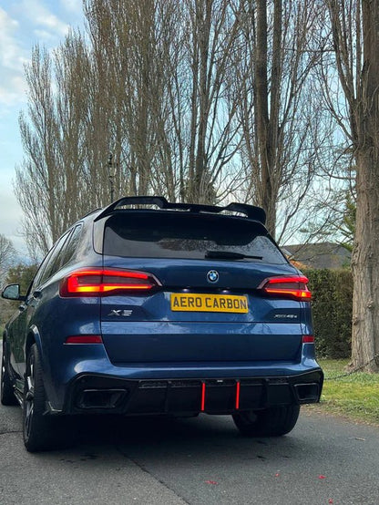 BMW X5 G05 PRE-LCI PP GLOSS BLACK REAR DIFFUSER - VTEN EUROPE