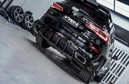 BMW X5 G05 PRE - LCI PP GLOSS BLACK REAR DIFFUSER - VTEN EUROPE