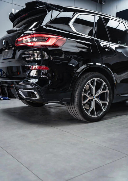 BMW X5 G05 PRE - LCI PP GLOSS BLACK REAR DIFFUSER - VTEN EUROPE
