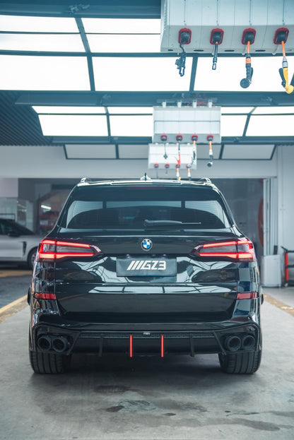BMW X5 G05 PRE-LCI PP GLOSS BLACK REAR DIFFUSER - VTEN EUROPE