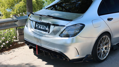 MERCEDES BENZ C CLASS W205 SEDAN GLOSS BLACK ABS REAR SPOILER - VTEN EUROPE