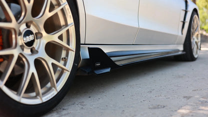 MERCEDES BENZ C CLASS W205 SEDAN GLOSS BLACK PP SIDE SKIRTS - VTEN EUROPE