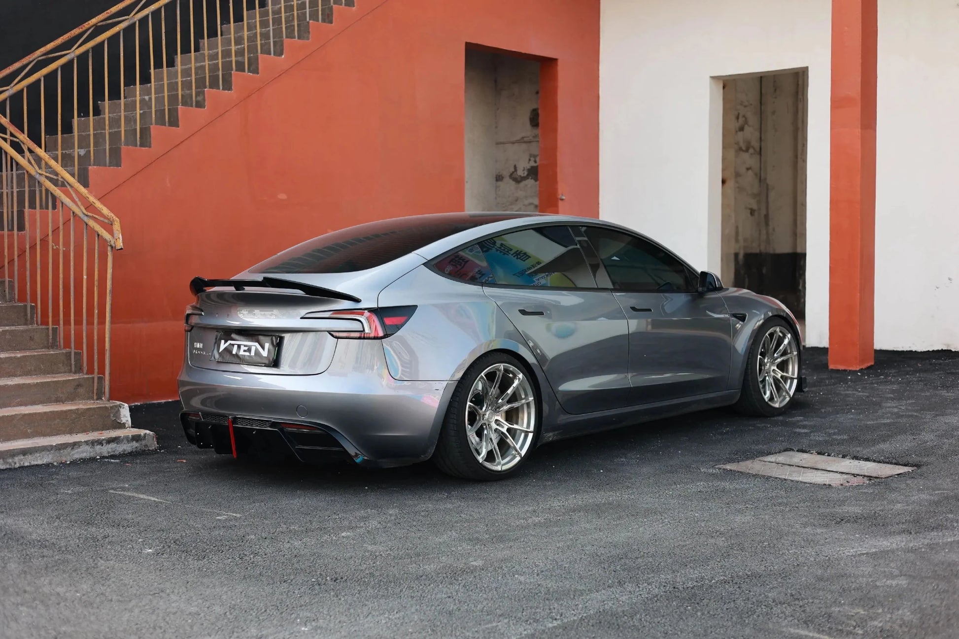 TESLA MODEL 3 HIGHLAND 2023+ ABS GLOSS BLACK REAR SPOILER - VTEN EUROPE