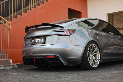 TESLA MODEL 3 HIGHLAND 2023+ ABS GLOSS BLACK REAR SPOILER - VTEN EUROPE