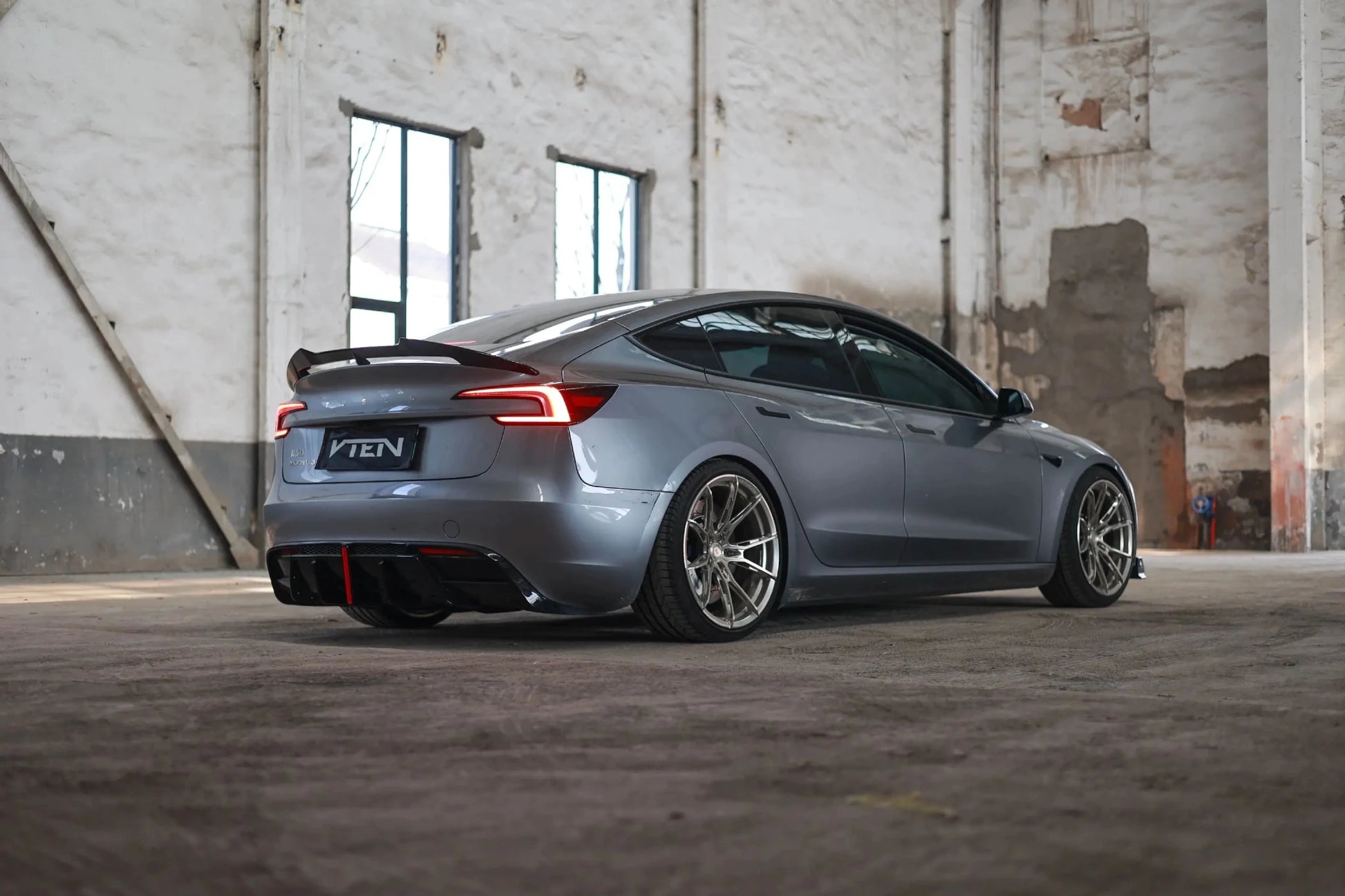 TESLA MODEL 3 HIGHLAND 2023+ ABS GLOSS BLACK REAR SPOILER - VTEN EUROPE