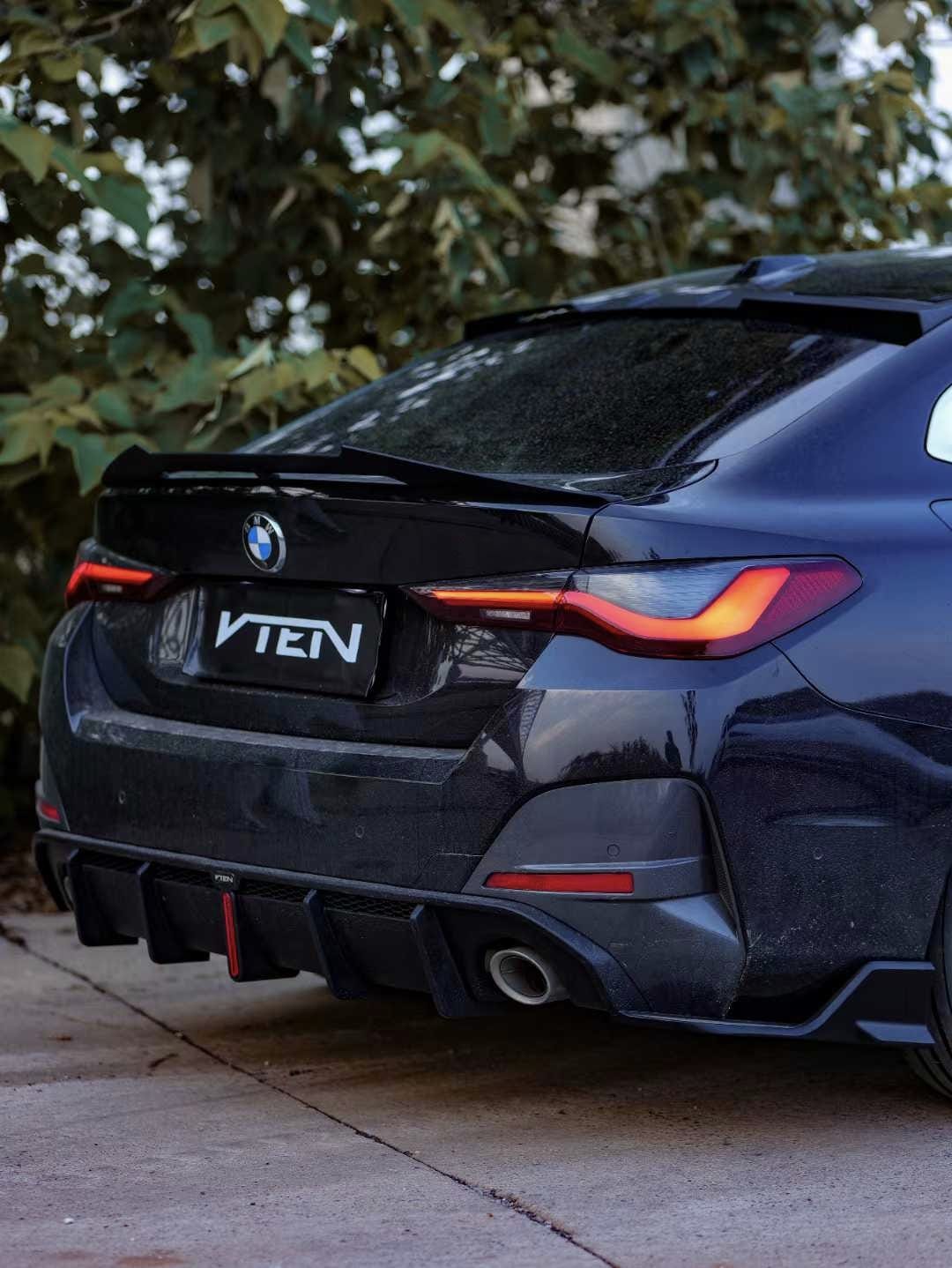 VTEN - BMW 4 SERIES G26 GRAN COUPE ABS GLOSS BLACK ROOF SPOILER - VTEN EUROPE