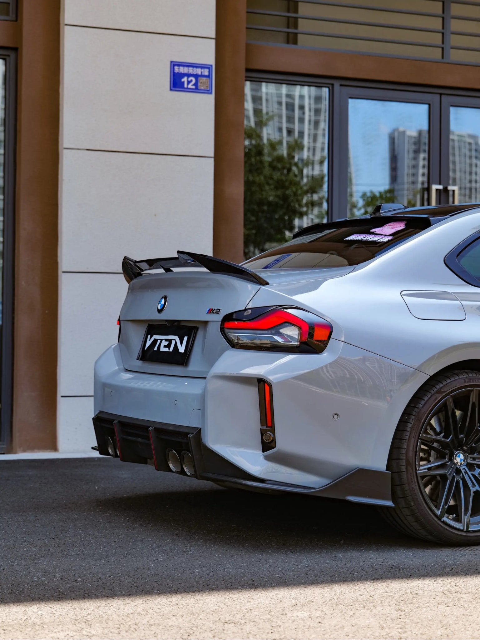 VTEN - BMW M2 G87 GLOSS BLACK REAR SPOILER - VTEN EUROPE