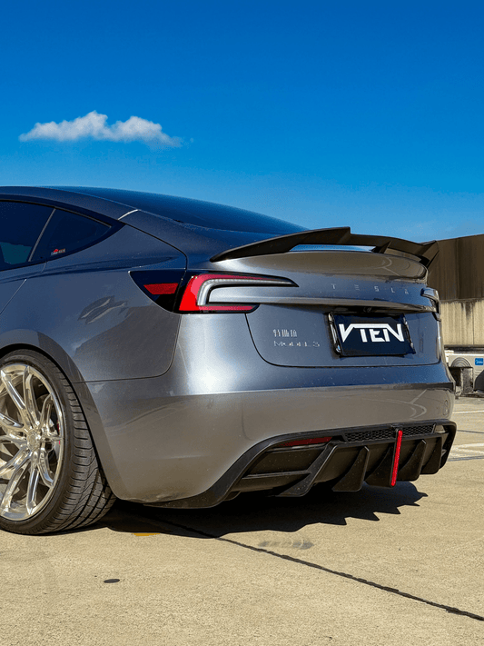 VTEN - TESLA MODEL 3 HIGHLAND 2023+ ABS GLOSS BLACK REAR SPOILER - VTEN EUROPE