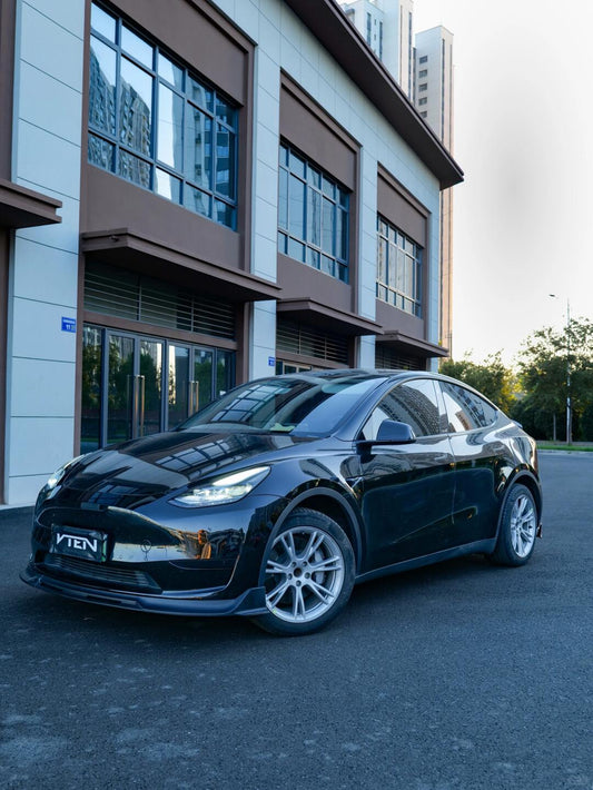 VTEN - TESLA MODEL Y GLOSS BLACK FRONT LIP - VTEN EUROPE